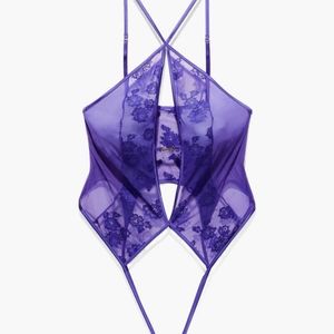 Savage X Fenty - Strap Up Crotchless Lace Teddy